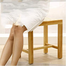 Sgabello per Doccia Sgabello da doccia in legno massello Sgabello da bagno Sgabello da bagno Sgabello doccia Sgabello Sgabello Scarpe Sgabello Sgabello Anti-corrosione Ruggine 42 × 28 × 43 cm Sedia da
