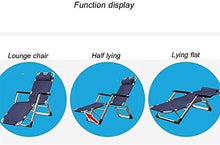 Sedie reclinabili a gravità zero pieghevole sedia a sdraio con braccioli coperta pisolino pigro per il tempo libero all'aperto viaggio spiaggia giardino Deck sedia reclinabile