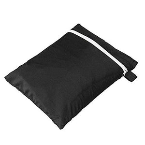 SBDLXY Tessuto in Poliestere 210D duable e Leggero con Cerniera in PVC, Sedia a Dondolo Impermeabile per Esterni, Copertura Antipolvere, Copertura per Altalena in Rattan, Nera