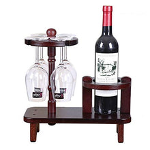 W.Z.H.H.H Mestieri Wine Rack Supporto di Vetro Vino mensola di Vino di Legno Bottiglia Wine Rack mensola in Legno Hanging Cup Holder Decorazioni per la casa