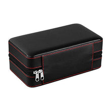 Portasigari Portatile Fatto a Mano Cigar Humidor Di Legno Cedro Spagnolo Cuoio Sintetico Scatola Di Sigari, Humidor Per Viaggi Affari Regalo Perfetto Per Cigar Lovers