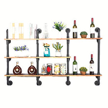 MoDi Wine Rack Retro Vento Industriale Tubo di Acqua A Parete Vino Rack