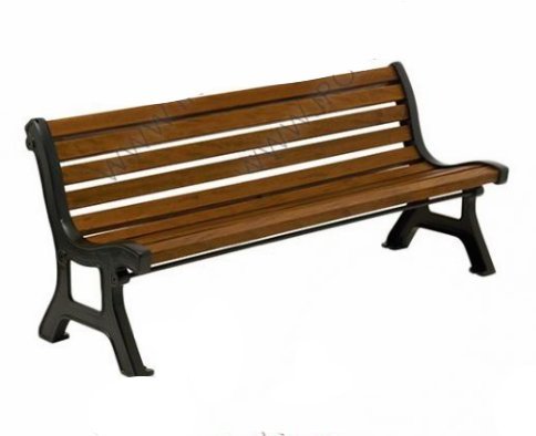 ARTISTICA GRANILLO PANCHINA in GHISA E Legno di Pino