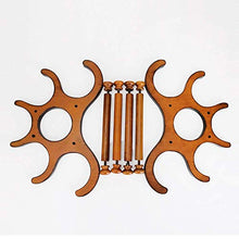 LHQ-HQ 6 Bottiglie Wine Rack, controsoffitto Free-Supporto del banco di stoccaggio del Vino, del risparmiatore dello Spazio di Protezione for Rossi Vini Bianchi