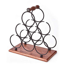 ASDFGHJKL Wine Rack Rimovibile Whisky Visualizzare Scaffale di Metallo Monte Kitchen Wine Bottle Holder Stand Organizer