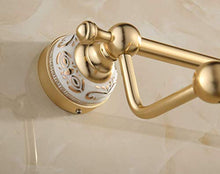 PYROJEWEL In Stile Europeo Oro tovagliolo di Bagno Rails, Antico Bagno Doppia Barra mensola portasciugamani Portasciugamani mensola da Bagno