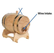 GYPPG Wine Barrel 5L Oak Barrel Storage Barrel Invecchiato Wine And Spirits Wine Barrel Wine Rack (Colore: C)