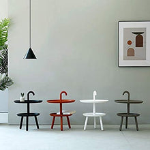 JJJ Stabile Plastica Comodino Comodino Laterale Forma Semplice e Durevole e Pratico Moda (Color : F)