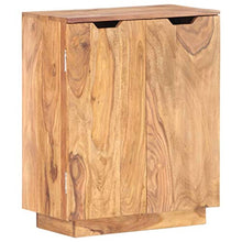 vidaXL Legno Massello di Sheesham Credenza Madia Mobile Basso Armadio Armadietto Mobili Arredo Arredamento Cassapanca Portaoggetti 60x33x75 cm