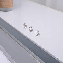 HFFFHA Specchio per Il Trucco con luci retroilluminate a LED Specchio per Trucco Hollywood da Tavolo Illuminato per spogliatoio e Camera da Letto 3 modalità di Colore