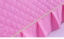 LANG ZI Fodera+Testiera+Letto Fodera per Testata Letto Copri Testata Letto 150/160/200 CM Matrimoniale/Singolo Premium Imbottita Elastica Copritestata Letto Protezione Anti-Collision.