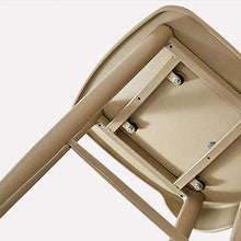 Sgabello Sedia Poggiapiedi Nordic Creativa Bar Stool casa Fashion Bar Sedia della Cucina Sedia di Ricezione Chaise Longue Chaise PP Materiale plastico Bar Stool QAF1009 (Color : Khaki)