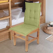 Cuscino del Sedile Cuscino per Sedia Computer da Ufficio, Cuscino per Sedia da Giardino con Schienale Alto Cuscino per Esterni da Giardino Pieghevole Cuscino Imbottito in Spugna Antiscivolo