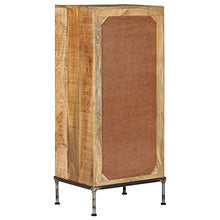 vidaXL Legno Massello di Mango Cassettiera Vintage Mobile Armadietto Credenza