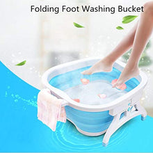 Idromassaggio Plantare, Pediluvio Pieghevole Pediluvio Pieghevole Termale Spa Benessere Leggero salvaspazio Pediluvio,Blue