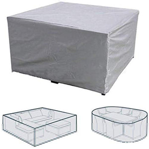 N / A Copertura Impermeabile per Esterni mobili in Rattan Sedia Divano Tavolo Cubo Antipioggia parapolvere Esterno terrazzo, 45x40x25cm