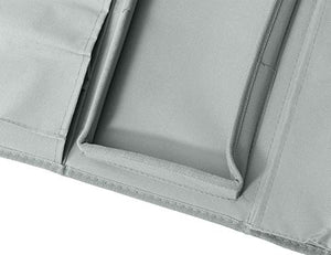 THEE Bracciolo Portaoggetti da Appendere Sedia da Scrivania Divano Slipcovers TV Telecomando Controller Supporto Borsa Organizer da Tavolo Grigio