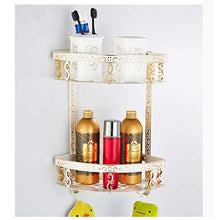 ZLININ Y-longhair Spazio Alluminio Antico Stile Europeo Bagno Rack Treppiede Montaggio A Parete Bagno Basket