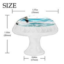 Spiaggia tropicale 4 PCS Pomelli per Porta, Pomolo per Mobile, Pomelli per Mobili con Viti, Maniglia per Armadietto, Pomelli per Porta, Pomelli per Cassetti per Porta, Armadio, Cassetto e Credenza