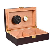 CLJ-LJ Portasigarette Cigar Cabinet igrometro e umidificatore Cigar Humidor Cedar Wood Piano vernice Confezione regalo grande capacità di tenuta degli uomini di 20 ble for la sede di classico portatil