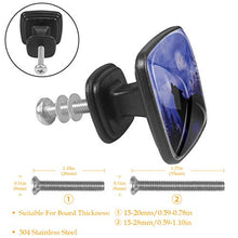 Lupo della notte 4 PCS Pomelli per Porta, Pomolo per Mobile, Pomelli per Mobili con Viti, Maniglia per Armadietto, Pomelli per Porta, Pomelli per Cassetti per Porta, Armadio, Cassetto e Credenza