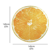 Telo da spiaggia con motivo di frutta, divertente anguria, limone, spiaggia, picnic, telo da spiaggia, pieghevole, portatile, grande, per adulti, bambini, viaggi, escursioni, giardino, parco prato