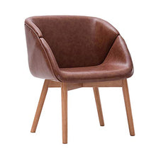 WFF Sedia da Ufficio Sedia, Design accerchiato Sedentario Senza Stress in Legno massello Sedia Gambe per la casa Sedia da Pranzo per Il Tempo Libero Sedia da caffè 6 Colori Arredo Bar