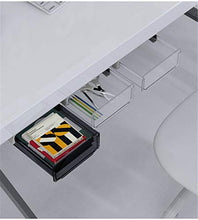 Organizer per cassetti da scrivania, Vassoio per cassetto da Tavolo Pop-up Nascosto Autoadesivo, Organizer per cassetti sotto Il Tavolo per scrivania Scuola Ufficio