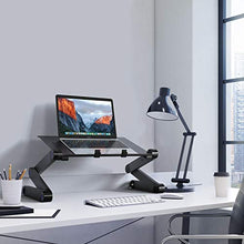 Nestling® Portable Laptop Desk Pc Sofa Stand Air Space Desk Supporto per Laptop Tavolo Pieghevole Tavolo per Laptop con Vassoio per Mouse Rimovibile e Barra Antiscivolo