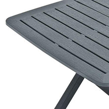 Festnight Tavolo da Giardino Pieghevole Verde 79x72x70 cm Tavolo da Giardino da Balcone Richiudibile in Plastica Tavolo da Campeggio