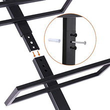 Yaheetech Portabottiglie Vino da Parete Scaffale Metallo Vino Porta 10 Bottiglie di Altezza 126 cm Nero