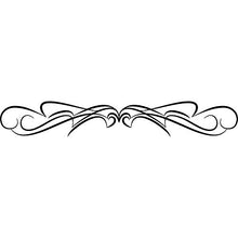 Adesivi per testiera del letto, T-MK309, 28 x 190 cm, colore: Nero