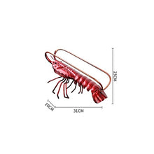 Lxlxq Cremagliera del Vino di Stile dell'aragosta del Ferro battuto Creativo Decorazione Domestica Pratica