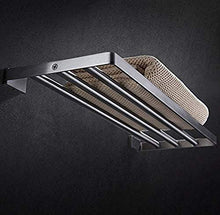 WMYATING - Portasciugamani in acciaio inox 304, salvaspazio, sicuro, comodo e bello, per bagno, bagno, WC