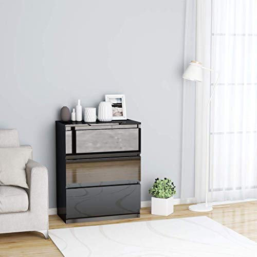 XHCP Credenza, Comodino, Comodino, Divano Letto, Mobile Laterale per Soggiorno Camera da Letto Camera da Letto Sonoma Rovere 60x35x76 cm truciolare