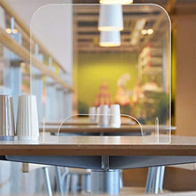 BIN Acrilico Trasparente Reception Area dello Schermo starnuto per Desk Negozi Guardia Alimentari Controscudo igienica Protettiva Portatile Schermo starnuto per Saloni di Bellezza
