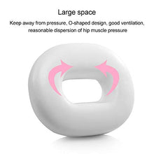 Shanks 'Shop. Cuscino di Prevenzione Emorroidi 2 PCS Office Hollow Rebound Health Health Seat, Dimensioni: 40x32x7c (Color : Rose Red)