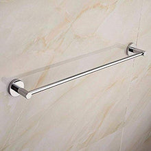 PYROJEWEL Bar Parete Rail a Parete Montaggio su Guida a Parete cremagliera Rack Appendiabiti Singola Finitura cromata Forato 60 Centimetri di Montaggio mensola da Bagno