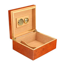 Minmin Cigar Box Small Luxury Car portatile Idratante Cigar Box, 260x225x110mm accessori del sigaro (Size : 260x225x110mm)