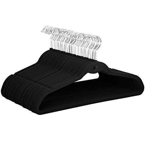 HSIOVE Appendiabiti in Velluto Antiscivolo Appendiabiti Guardaroba Armadio Armadio Armadio (Color : 10pcs)