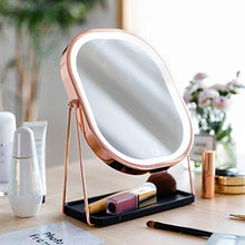Makeup mirror Specchio per Il Trucco da Tavolo a LED con Lampada a Specchio Che Carica Il Desktop Net Red Student Dormitory Fill Light Specchio per Il Trucco Specchio per Il Trucco Oscurante