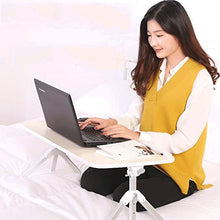 LICHUAN Tavolo pieghevole multifunzionale per computer portatile, dormitorio studentesco pigro pieghevole piccolo tavolo da picnic (dimensioni: 52 x 30 x 25-33 cm)