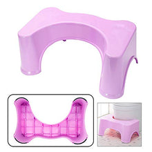Fenteer Multiuso Piede Step Up Sgabello Cucina di Casa I Bambini di Plastica Scaletta WC 40x26x17cm - Rosa