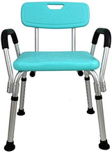 TUHFG Sgabello per Doccia Sgabello Doccia Sgabello Doccia Sedia da Bagno Sedia da Bagno - Alluminio Leggero - Antiscivolo - Altezza Regolabile - Peso Cuscinetto Sedia da Bagno 200KG