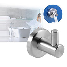 GLOGLOW Gancio Appendiabiti Porta Portasciugamani Gancio a Parete Sedia a Muro in Acciaio Inox Ganci Porta Asciugamani Modern Hotel Home Spazzolato Finitura Ganci