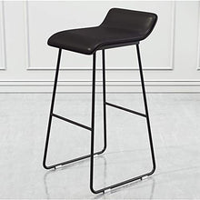 LIYIN-Sedie Sedia da Pranzo Sgabelli Alti Sgabelli da bancone Sgabelli da Bar Moderni Seduta Imbottita in Ecopelle e poggiapiedi in Metallo, 65 cm / 70 cm / 75 cm
