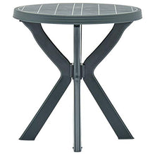 Qnotici Tavolo da Giardino in Materiale plastico Stile Moderno, Tavolo da Giardino per Esterni per Il Tempo Libero, Tavolo da Giardino per riunioni di Famiglia 70 x 72 cm  Verde