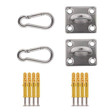 Amaca Ganci a soffitto montaggio a parete gancio in acciaio inox a soffitto Ganci Heavy Duty Amaca ganci per appendere Altalena da Yoga swing Punching Bag