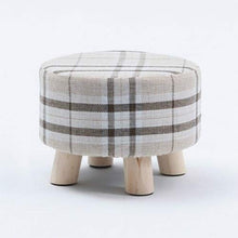 Custodia Protettiva Resistente e Antiurto High Quanlity Fashion Creativo Piccolo Sgabello Soggiorno Sedia in Legno massello Piccola Sedia (Grigio) (Color : Lattice)