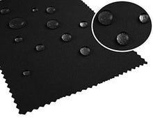 Tukan-tex Tessuto impermeabile Premium PU/WD Outdoor tessuto copertura tenda (nero - 1099)